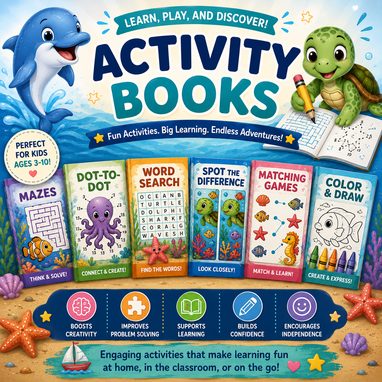 Activity Books - Blue Harbor Publishing