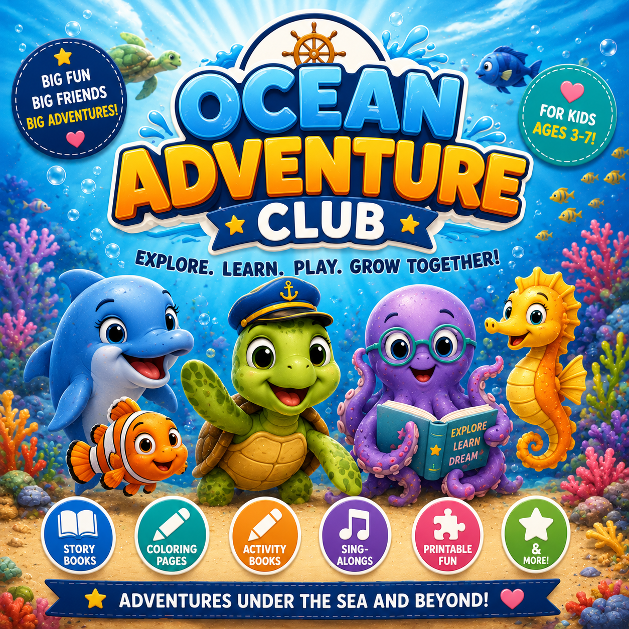 Ocean Adventure Club - Blue Harbor Publishing