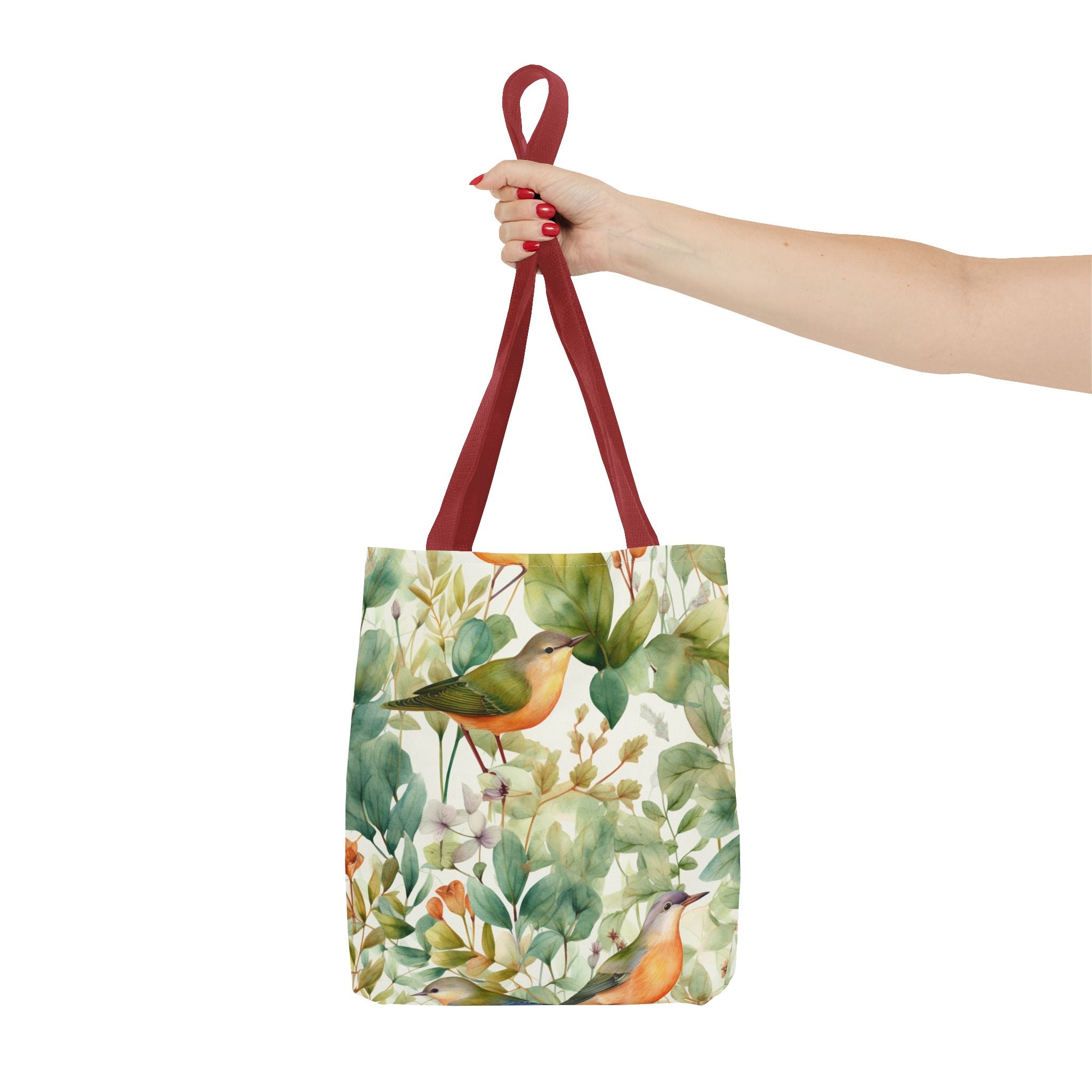 Watercolor Birds & Botanicals Tote Bag