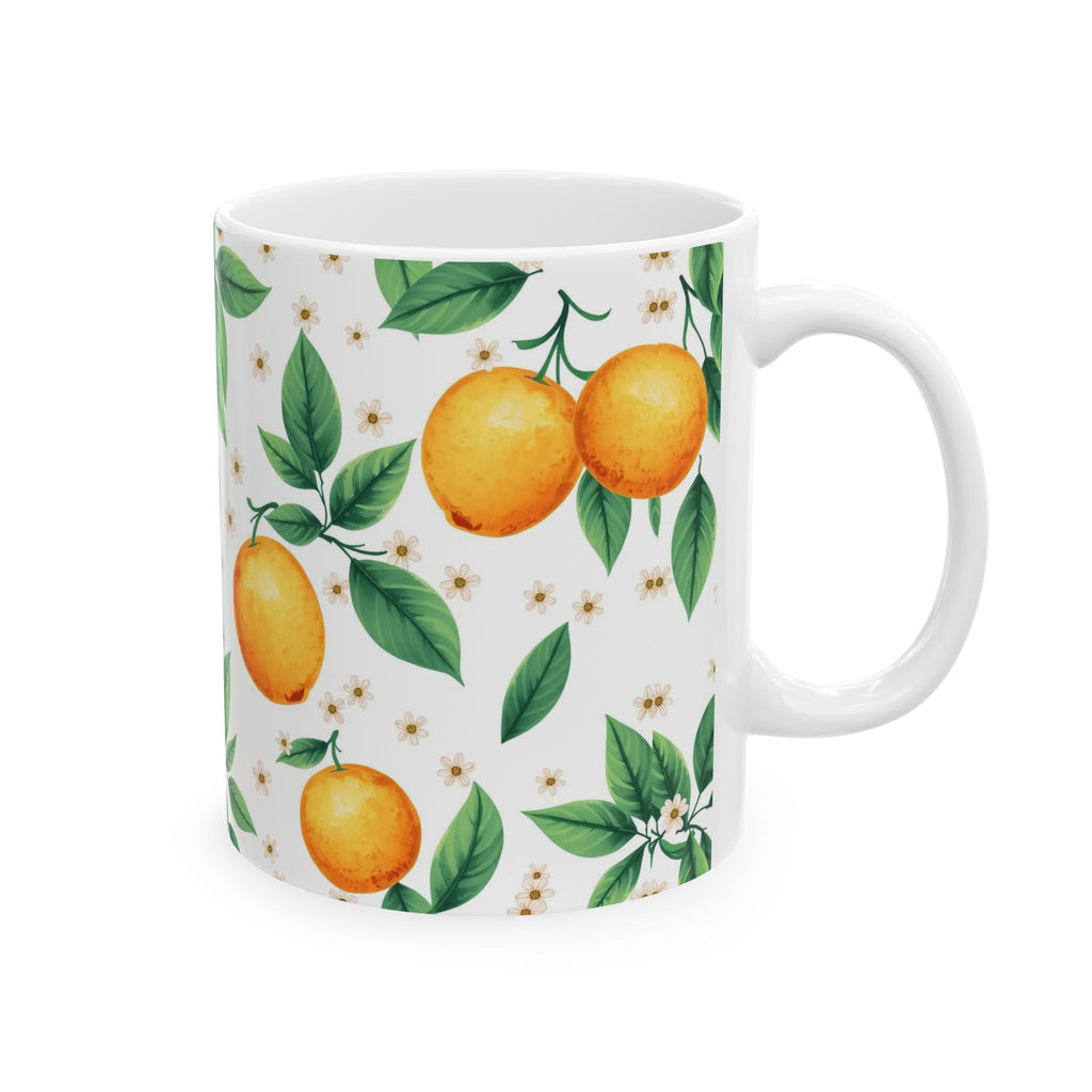 Citrus Blossom Ceramic Mug