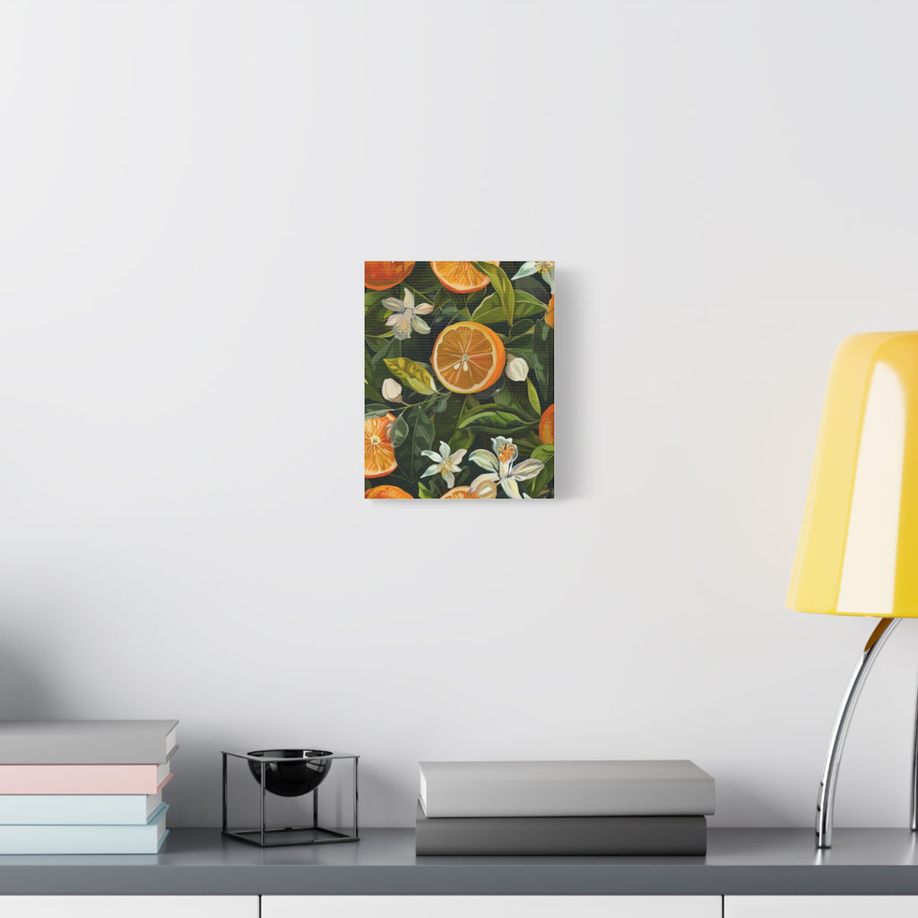 Orange Blossom Canvas Wall Art