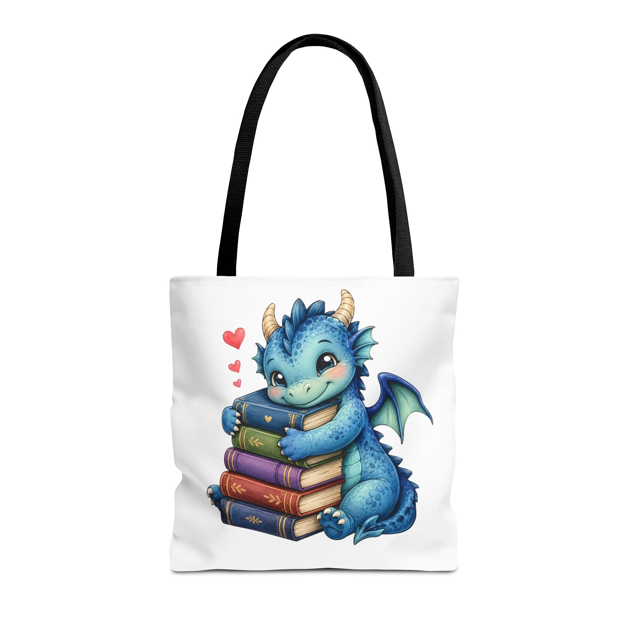 Cute Blue Dragon Booklover Tote Bag
