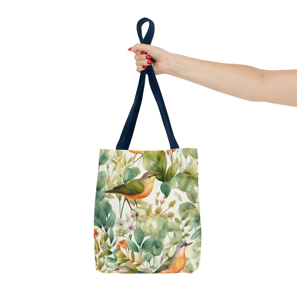 Watercolor Birds & Botanicals Tote Bag