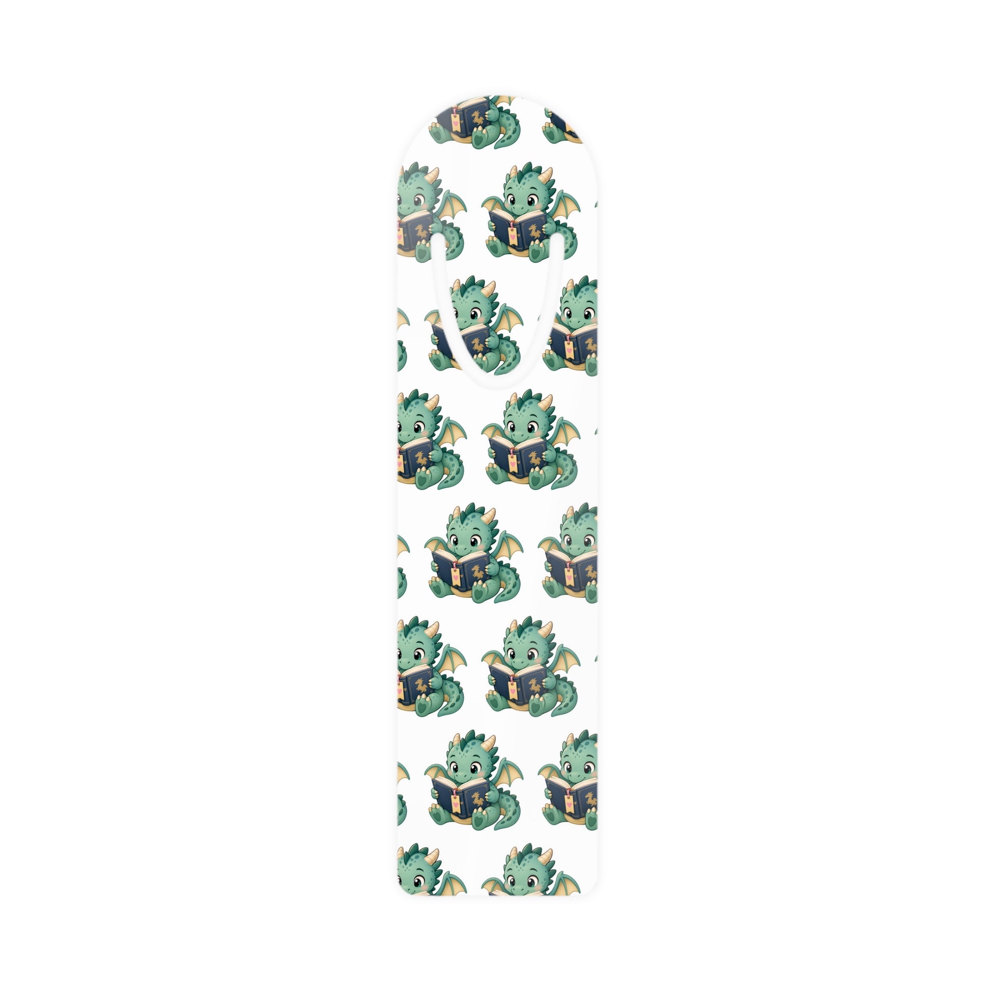 Cute Reading Dragon Bookmark