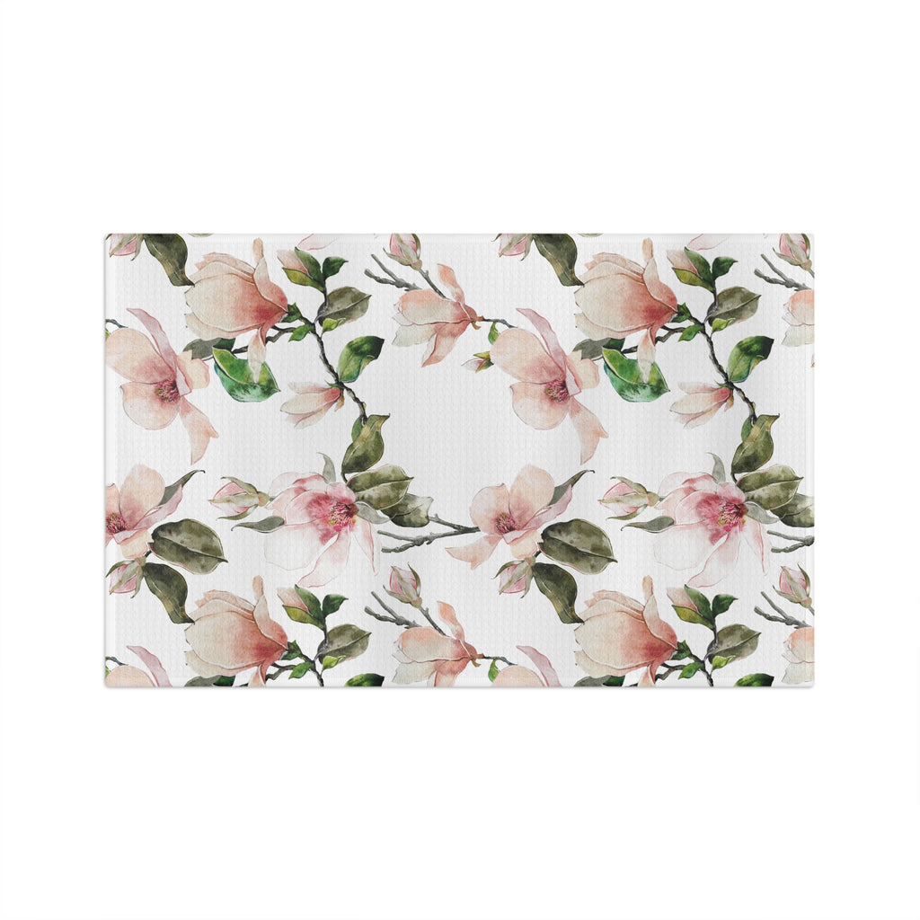 Blush Magnolia Microfiber Tea Towel
