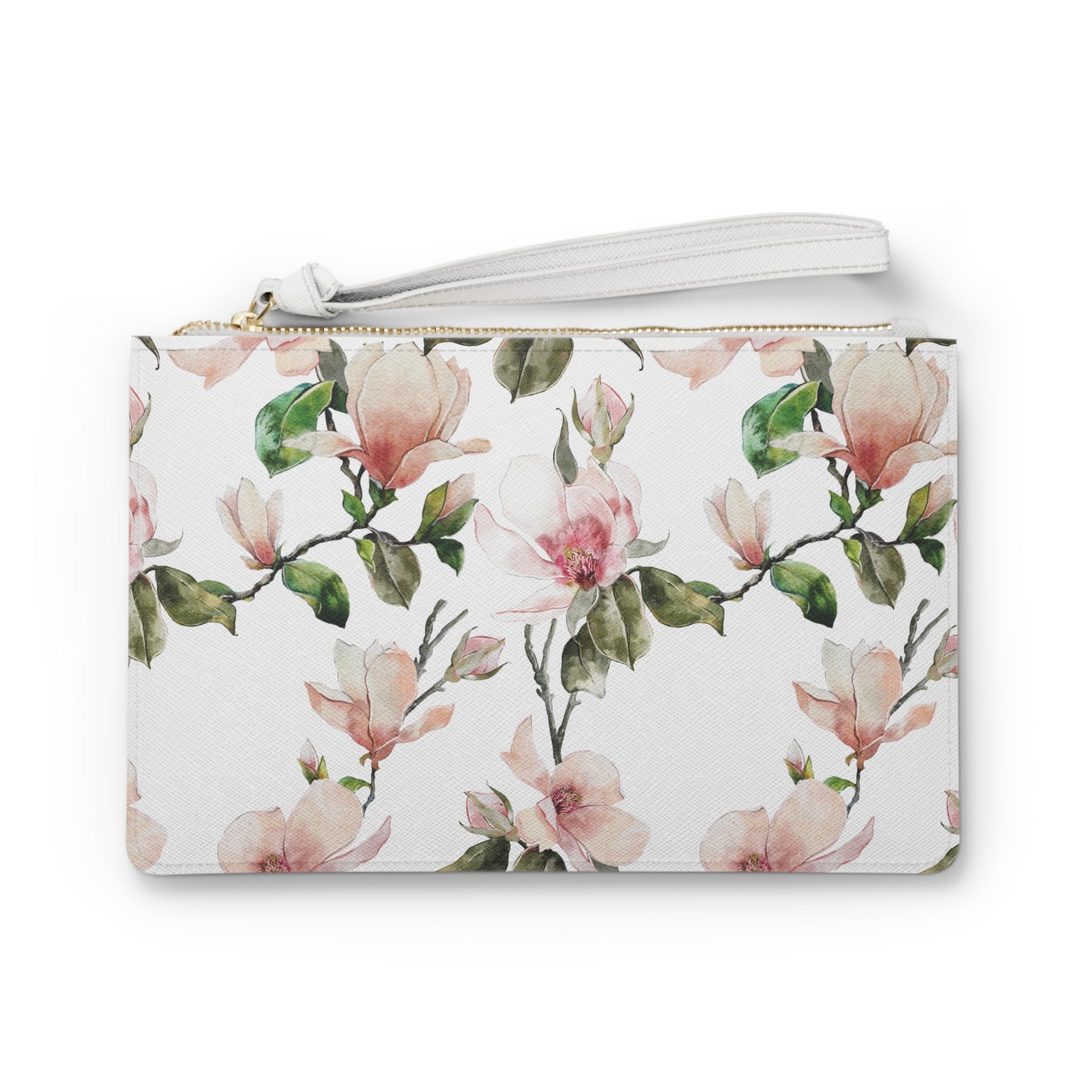 Pink Watercolor Wristlet Purse