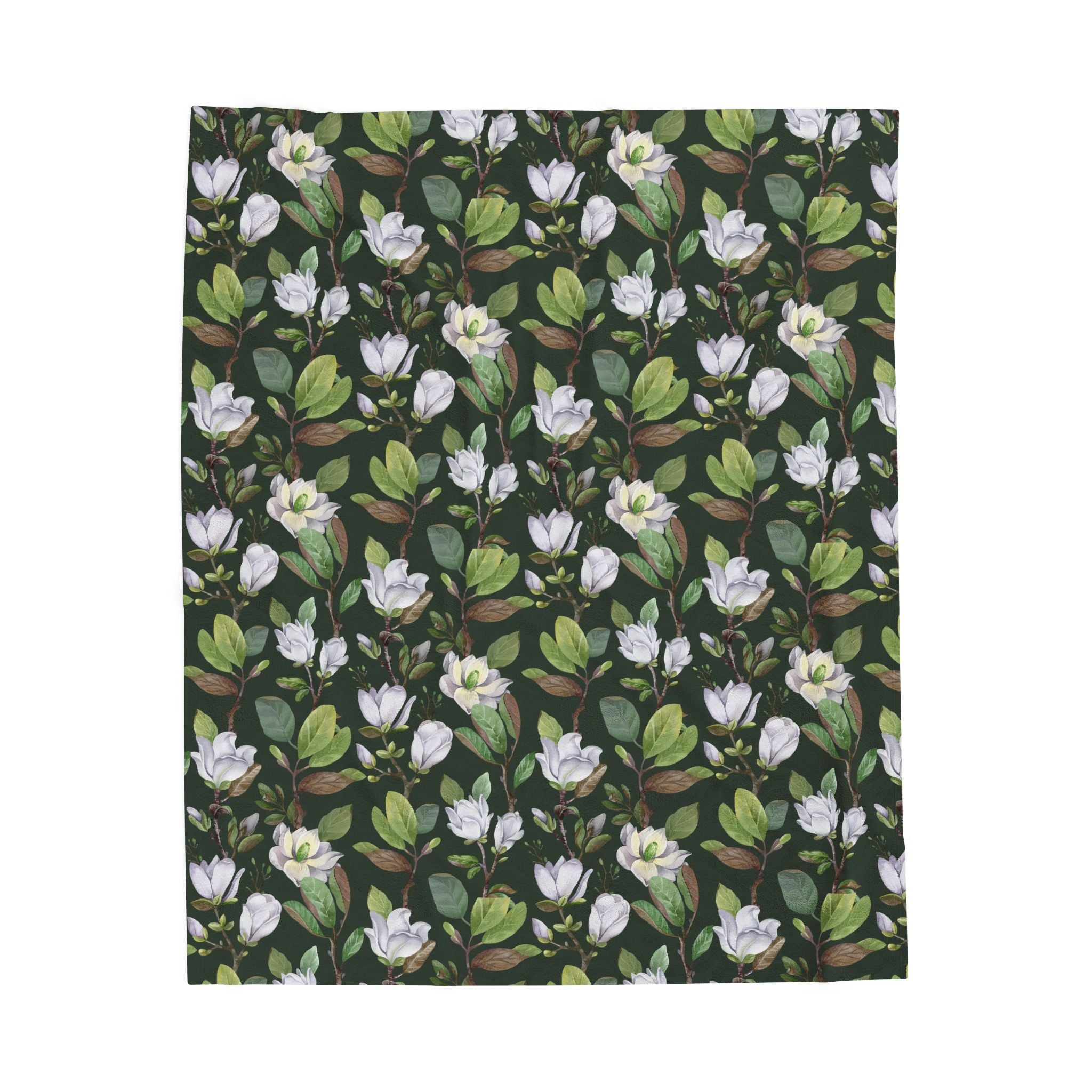 Floral Magnolia Throw