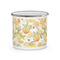 Citrus Blossom Enamel Mug