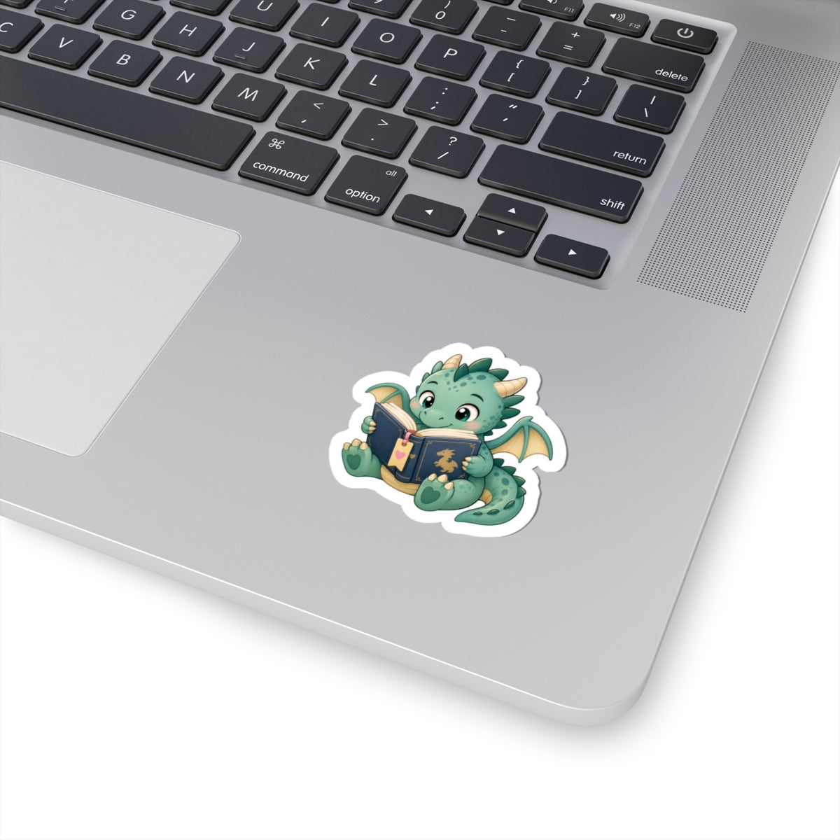Cute Reading Dragon Sticker