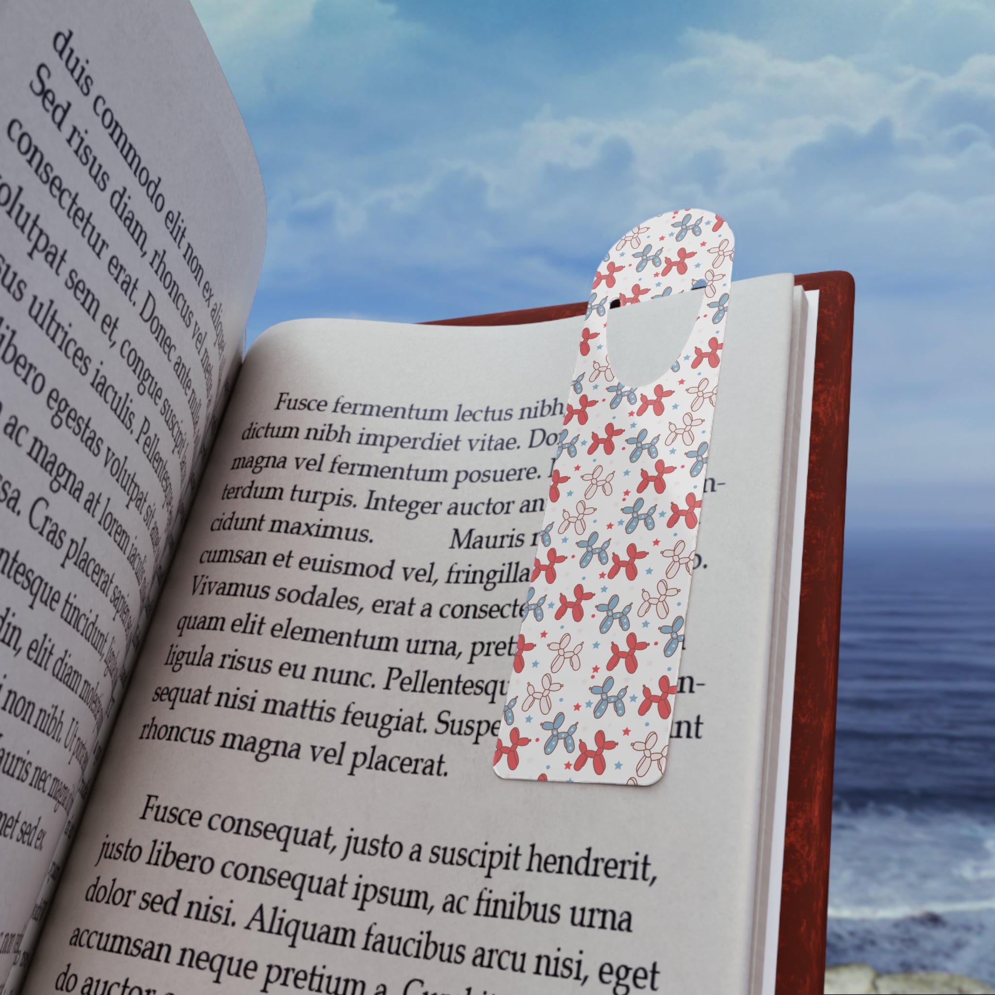 Red & Blue Abstract Pattern