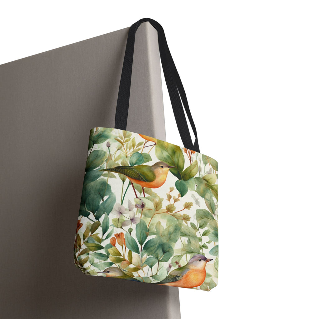 Watercolor Birds & Botanicals Tote Bag