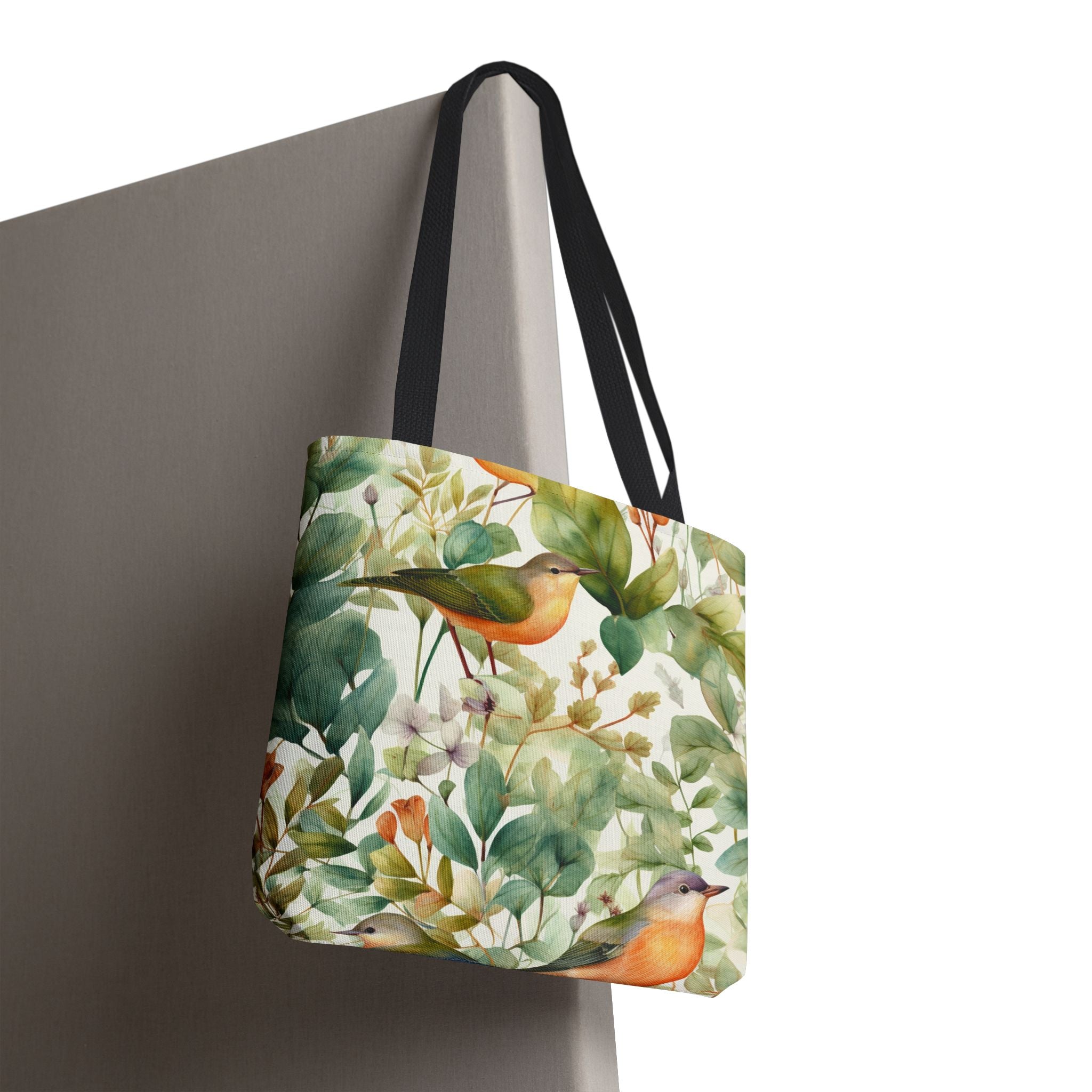 Watercolor Birds & Botanicals Tote Bag