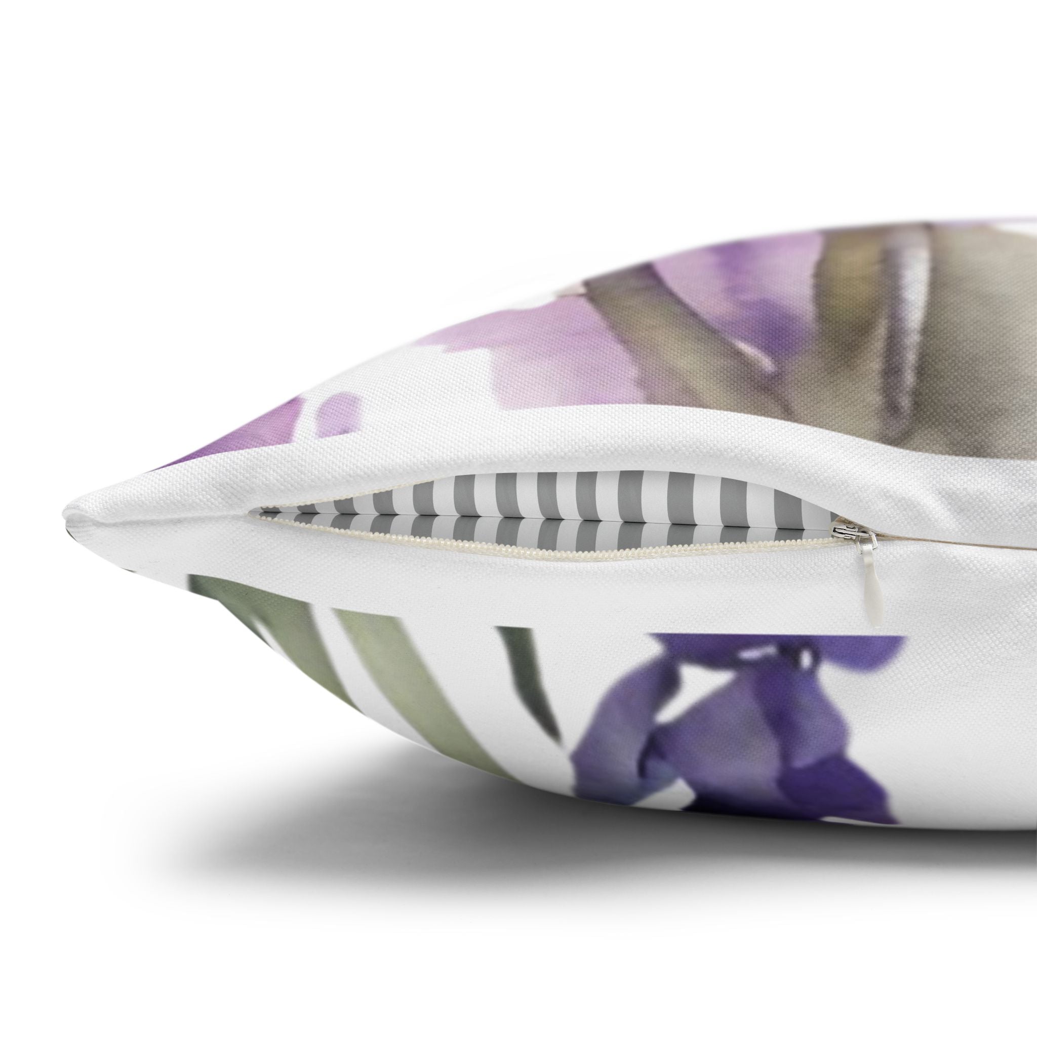Lavender Watercolor Pillow Cover