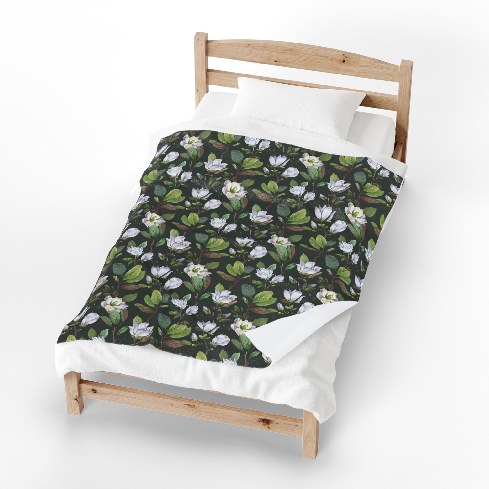 Floral Magnolia Throw