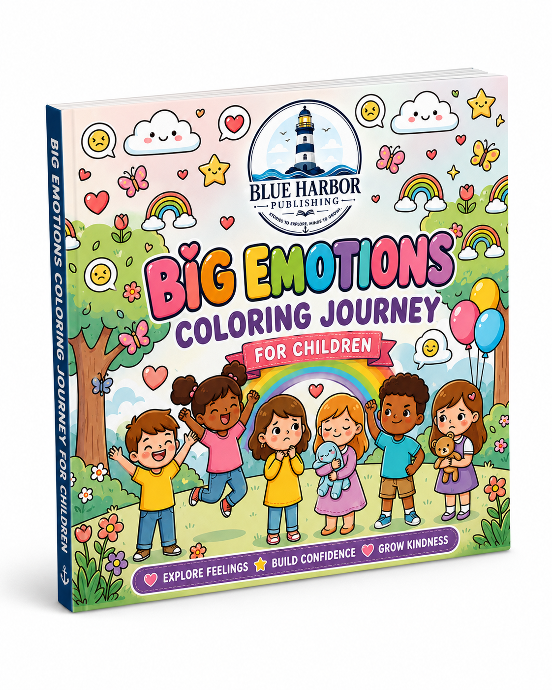 Big Emotions Coloring Journey for Children A Mindful Coloring & Activity Book for Emotional Learning - Blue Harbor Publishing