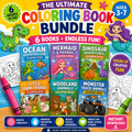 Ultimate Kids Coloring Book Bundle | 6 Printable Coloring Books for Ages 3–7 | Blue Harbor Publishing Digital Download