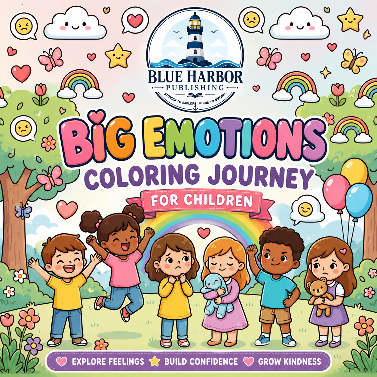 Big Emotions Coloring Journey for Children A Mindful Coloring & Activity Book for Emotional Learning
